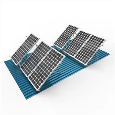 Sistema de muntatge solar regulable per a sostre metàl·lic