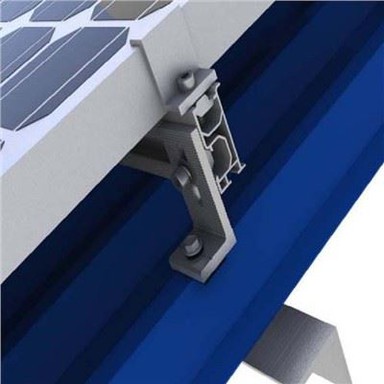 Suport solar L peus d'alumini