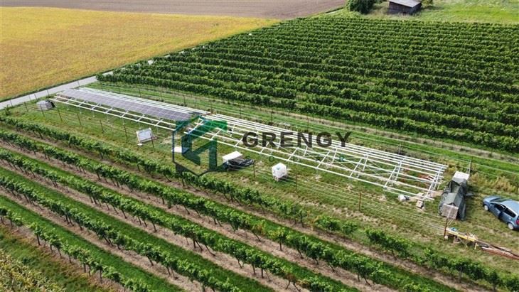 Aluminum Utility-Scale Solar Ground Mounting Systems high quality
