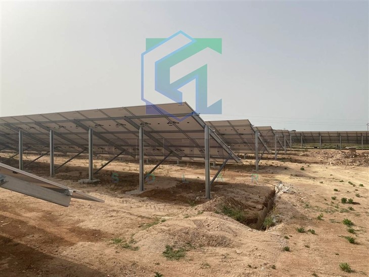 Ramming Piles Solar Aluminium Ground Mounting System