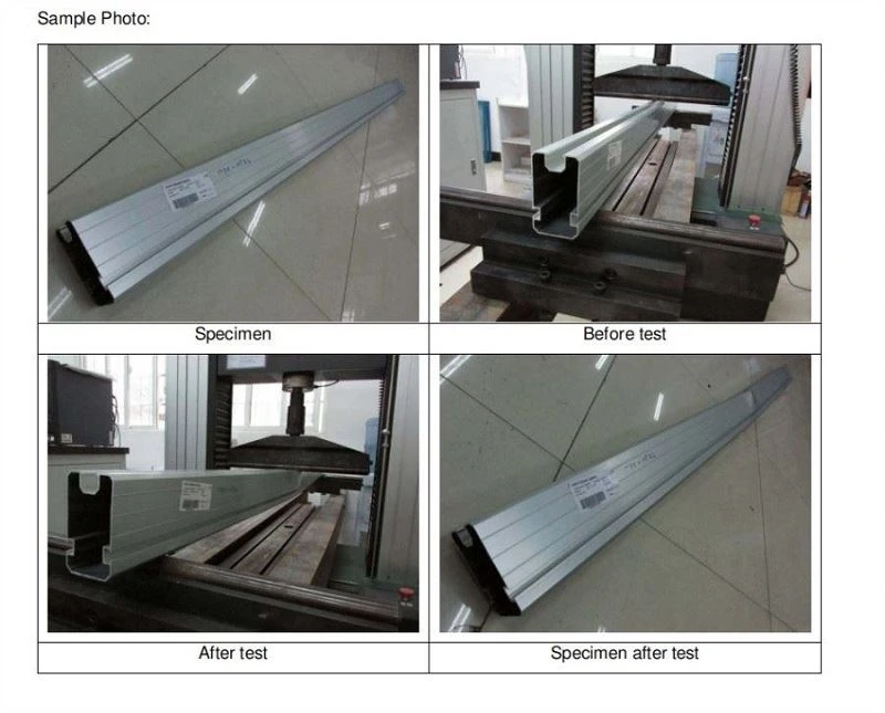 Sample for aluminum solar bracket