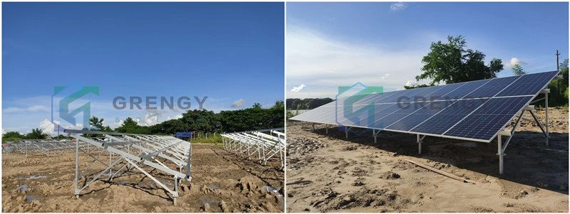 aluminum solar ground project