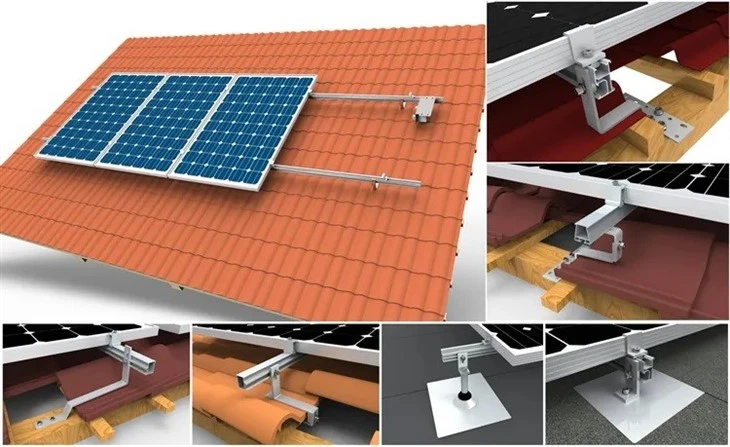 Roof-Hook Photovoltaic Solar Mount Stainless Steel