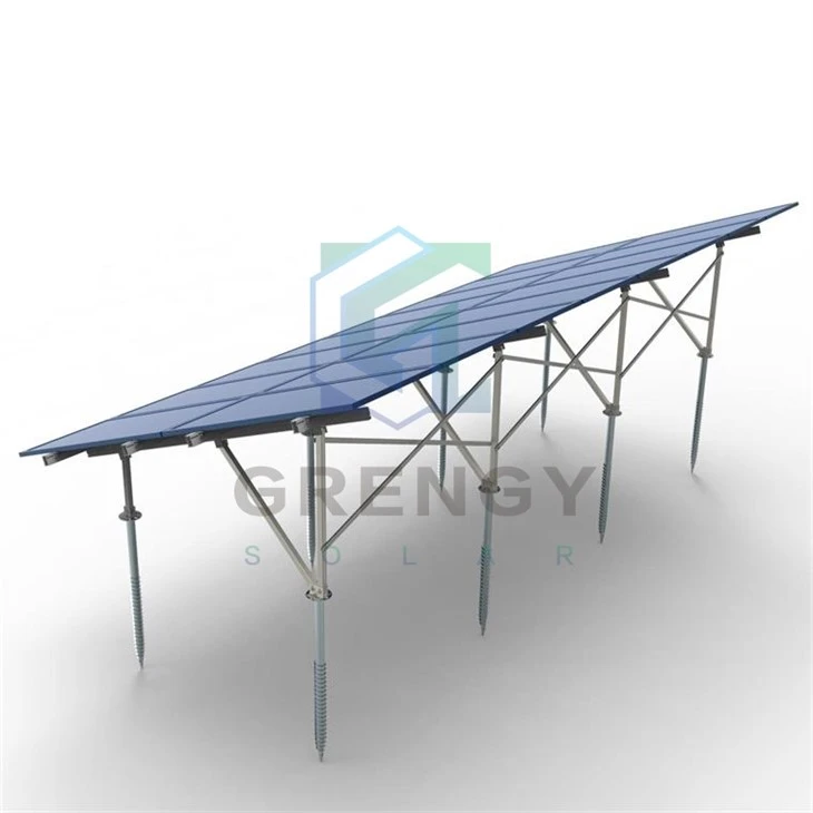 Kits de muntatge de terra d'alumini per a plaques solars|Solucions personalitzades d'angle d'inclinació