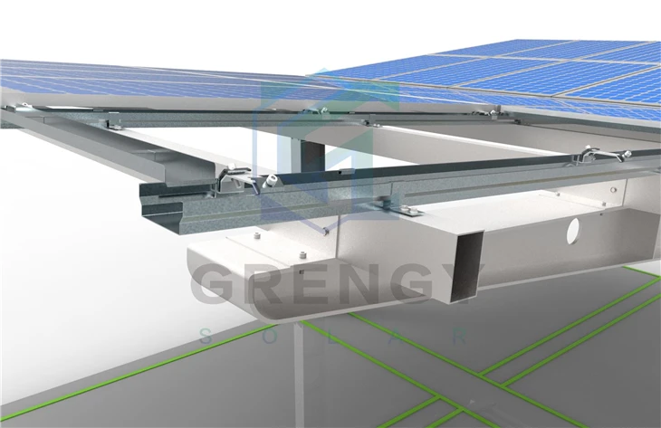 Commercial HDG Solar Carport Structures - Low Maintenance, Long Life suppliers
