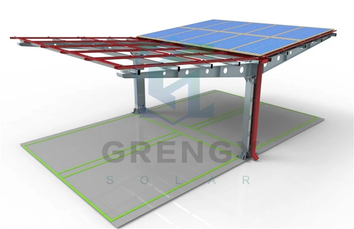 Commercial HDG Solar Carport Structures - Low Maintenance, Long Life price