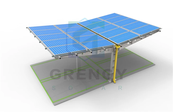Estructures comercials d'aparcament solar HDG - Baix manteniment, llarga vida