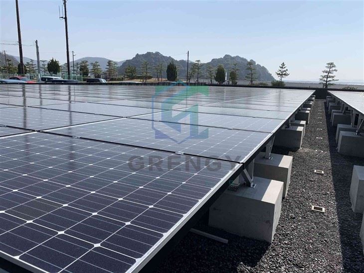 Concrete Foundation Solar Ground Mounting System