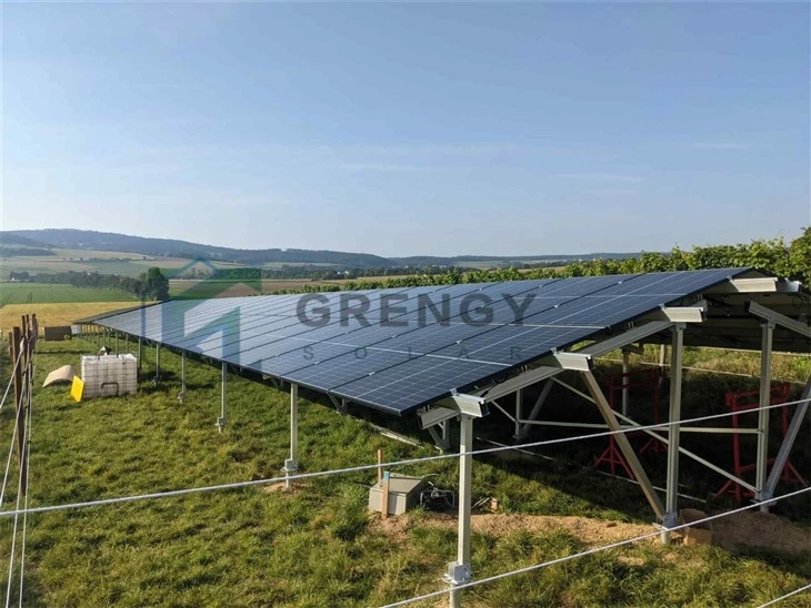 Dual-Use Solar Racks For Farms factory