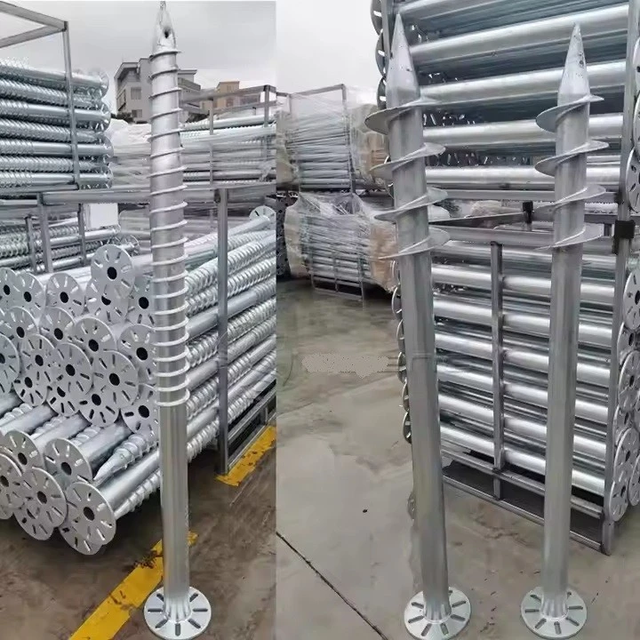 Ground Screw With Big Blades best