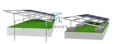 Estructura de muntatge de panells solars d'alumini