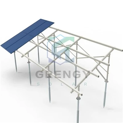Suport de muntatge a terra solar d'alumini