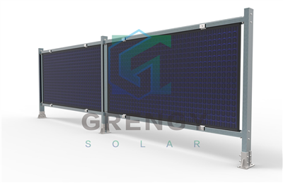 Tanca solar bifacial