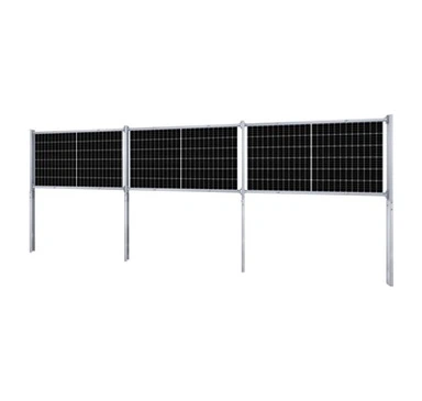 Estructura de muntatge solar vertical de doble -ús