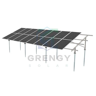 Array solar muntada a terra