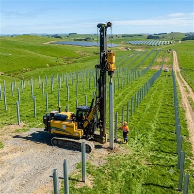 Pila impulsada d'acer HDG Q235